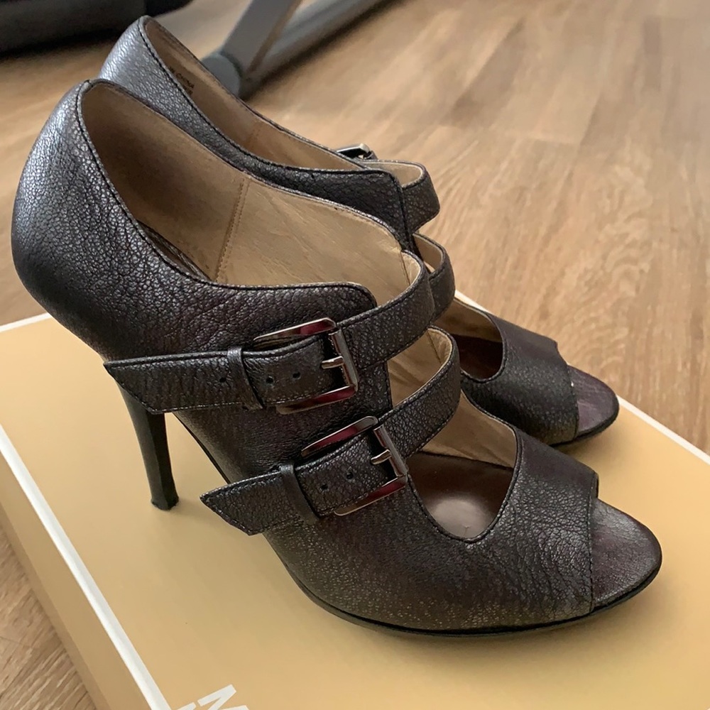 Michael Kors Webster Open-toe heels 8M black